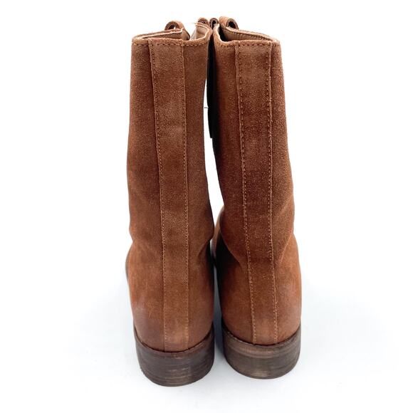 Free People Easton Equestrian Ankle Boot Brown Suede EU 40.5‎ US Women's 9.5 - Picture 8 of 11